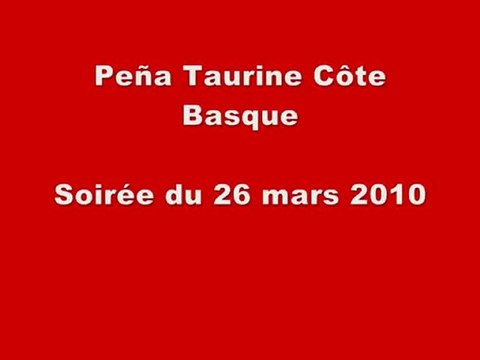 Peña Taurine Côte Basque - Guitares - 26 mars 2010