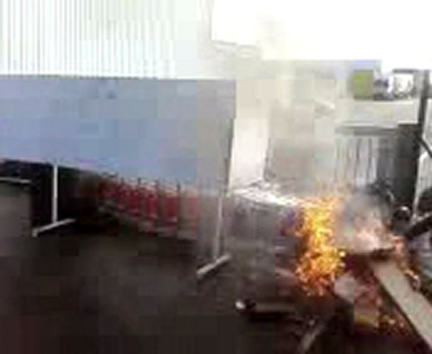 Blocus Mezen 2008 Alencon filmé par Mat61