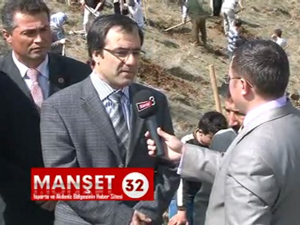 Yalvaç 200 bin fidan dikimi