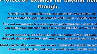 A Few Credit Card Benefits