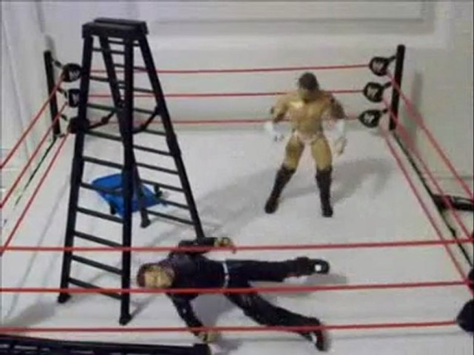 Stop motion-Cm punk vs Jeff hardy