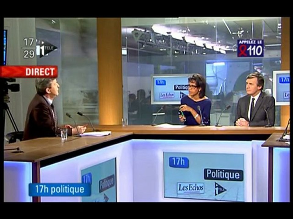 Mélenchon invité de '17h politique' sur i-télé (3ème partie)