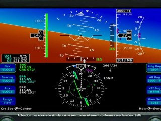 Guidage pour l'ILS de la 25 droite à Toussus