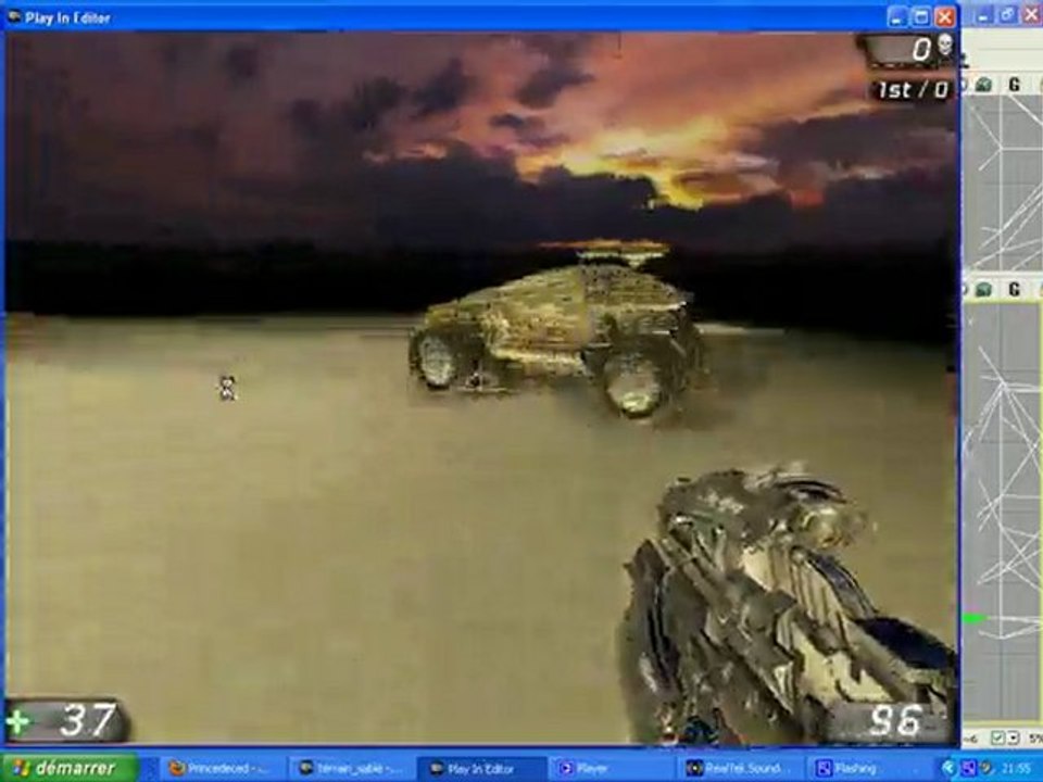 cedric rouxel  :test éditeur de terrain udk