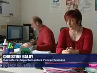 Christine Baldy, SFD FO Communication du Lot sur France3