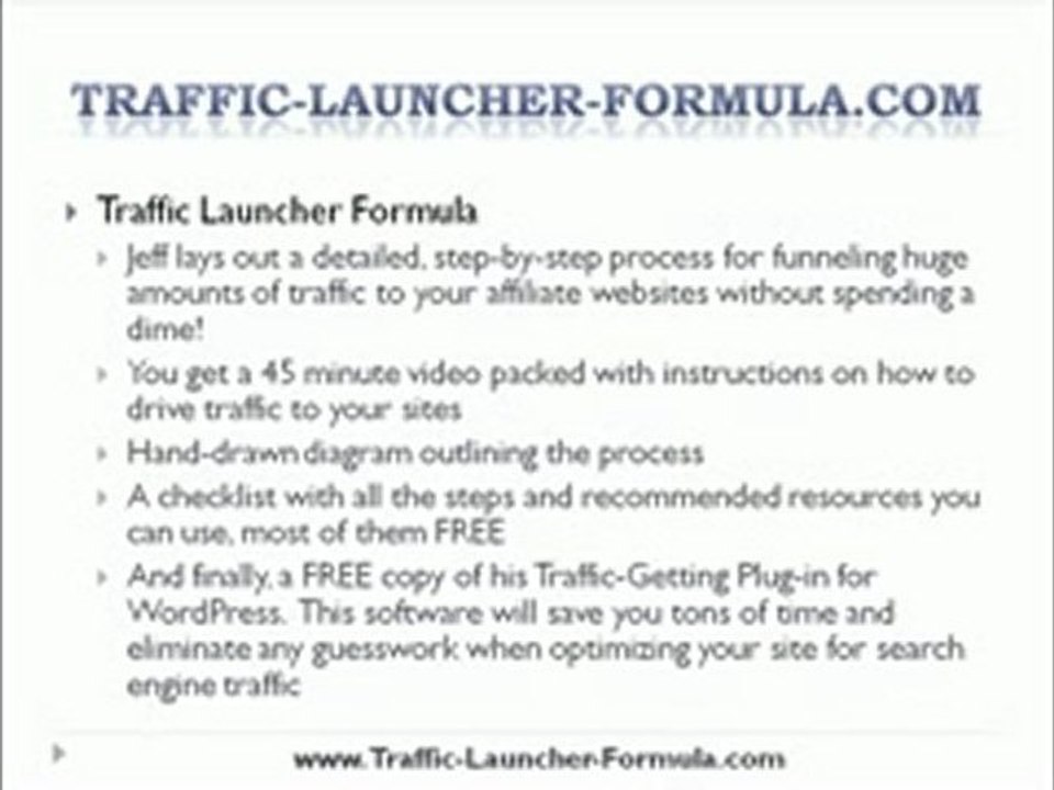 Jeff Johnson's Traffic Launcher Formula Review