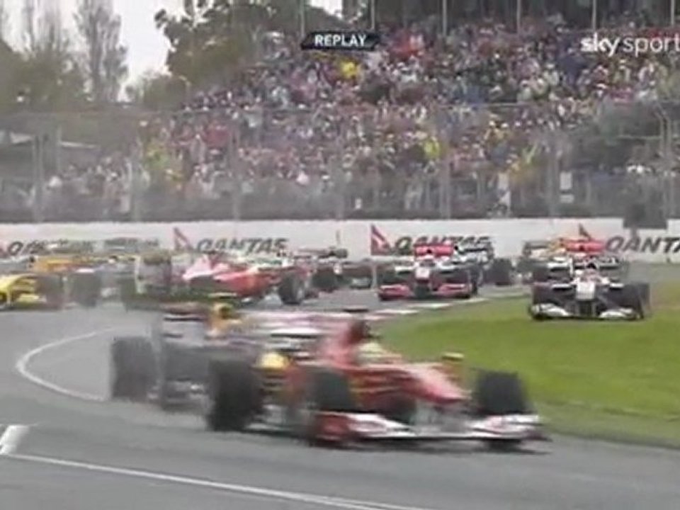 Avustralya Grand Prix start tekrarı-formulabir.net