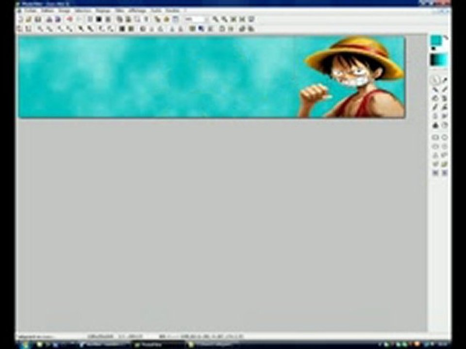 Tuto 1 : faire une banniere avec photofiltre