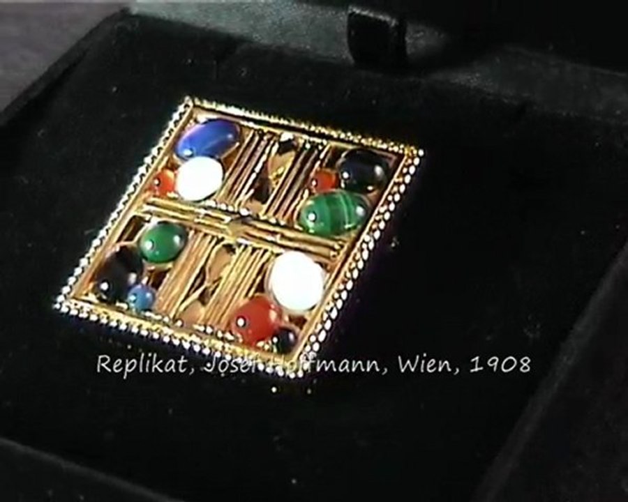 Replikat einer Brosche / eines Anhängers Wien 1908