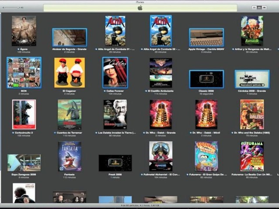 Configurar el tipo de vídeos en iTunes