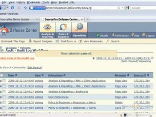 Audit Monitoring with Sourcefire IPS
