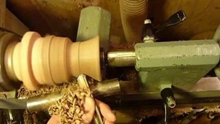 woodworking turning a minature bird house
