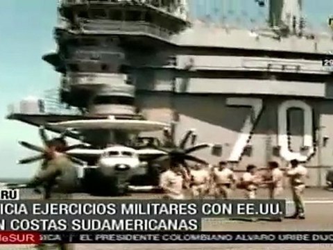 Perú inició ejercicios militares con EE.UU en costas sudam