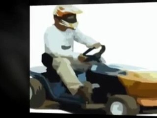 Fun Racing Mower Clip Art!