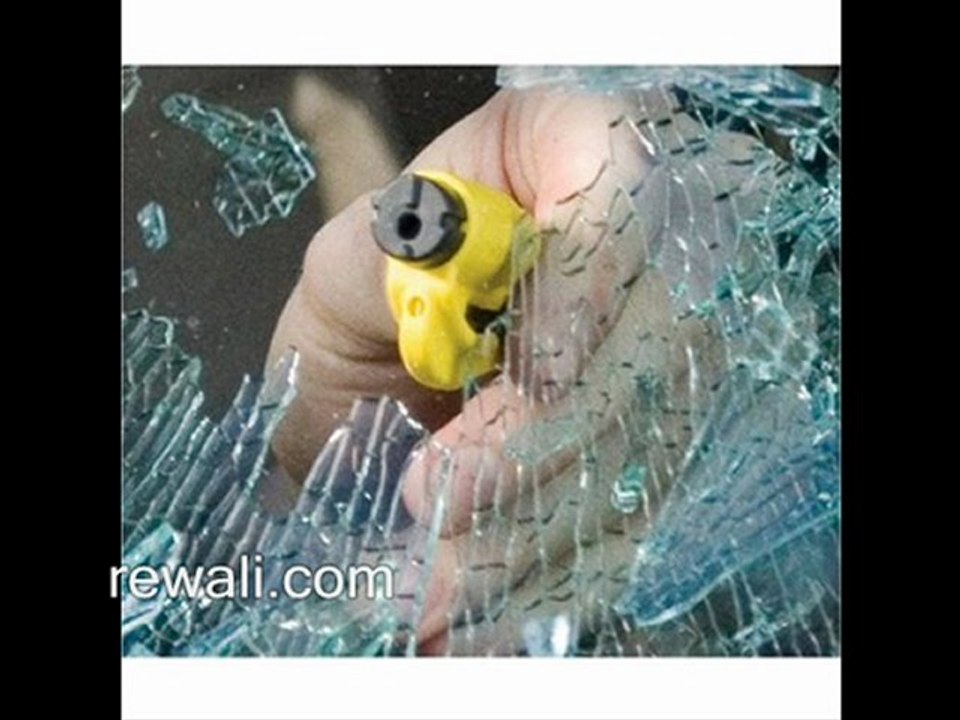 How to break the glass of the car