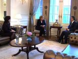 Cumhurbaşkanı Gül Almanya Başbakanı Merkel’i Kabul Etti