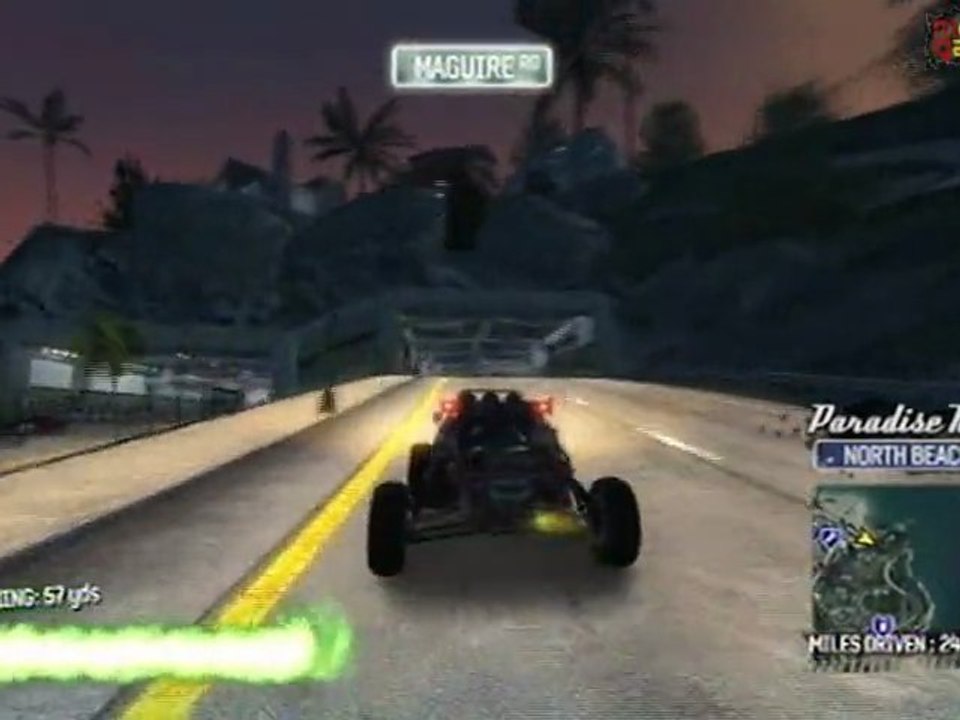 Burnout Paradise Xbox 360 - Big Surf Island Gameplay