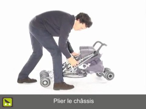 Poussette Magazine : Pliage de la MacLaren Twin-Techno