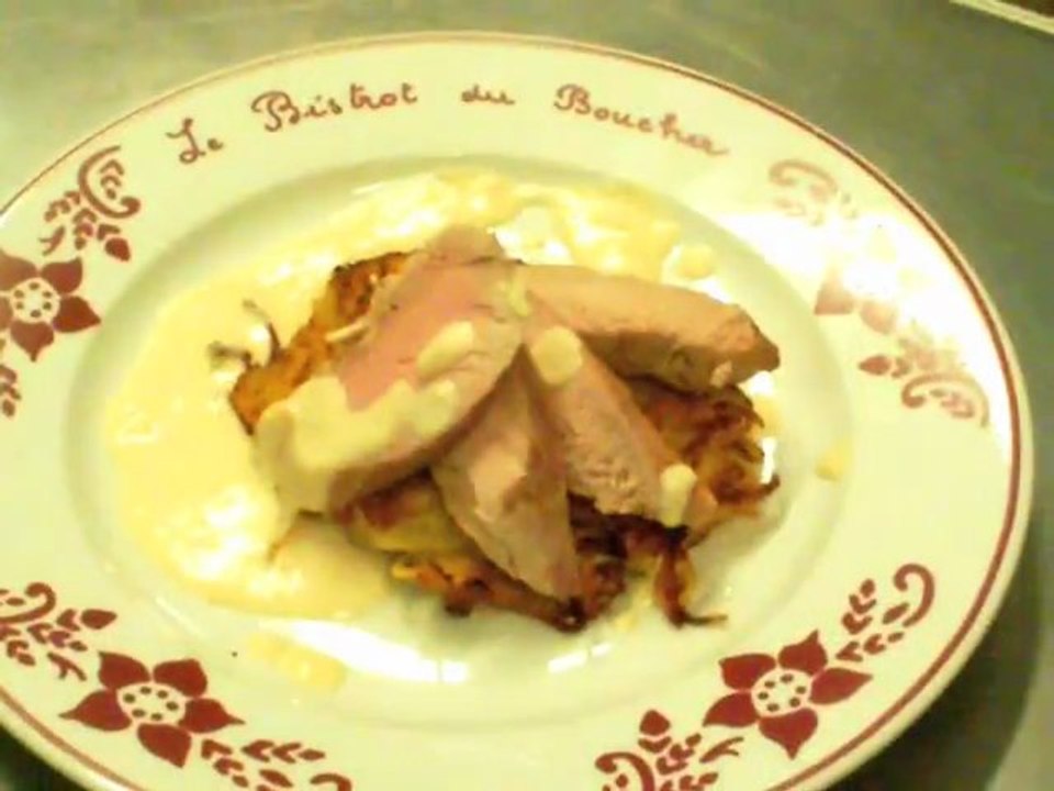 Recette : mignon de porc et galettes paysannes