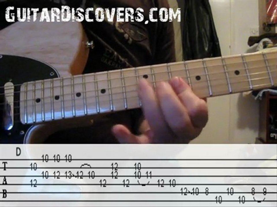 Finger Style Blues Guitar Lick