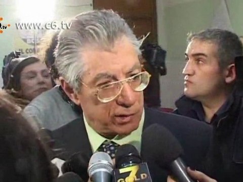 Regionali 2010. Bossi:'La Lega è uno tsunami'.