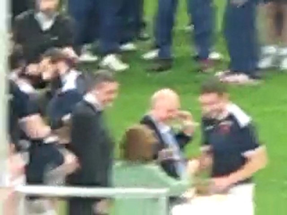 France Angleterre Grand Chelem 2010 remise des medailles