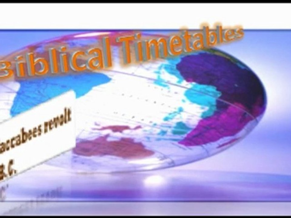 Biblical Timetables
