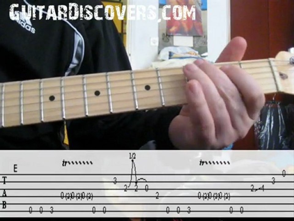 Blues Guitar Riff in E