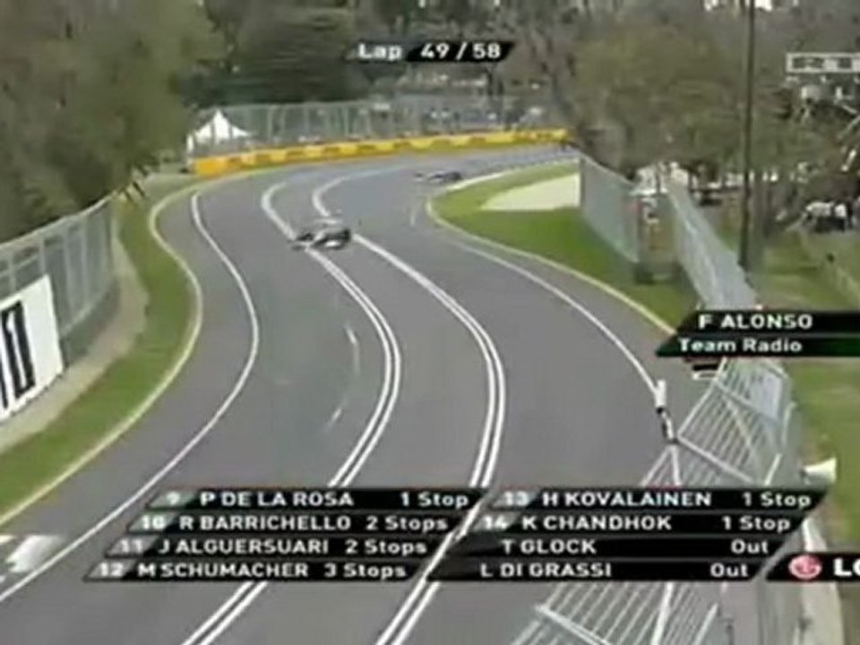 Fernando Alonso team radio_ _I don't want to know_