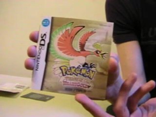 deballage pokemon Or Argent DS