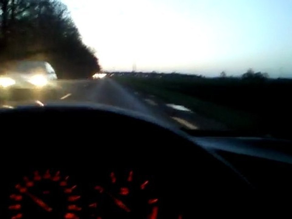 balade le soir en cabriolet bmw e36