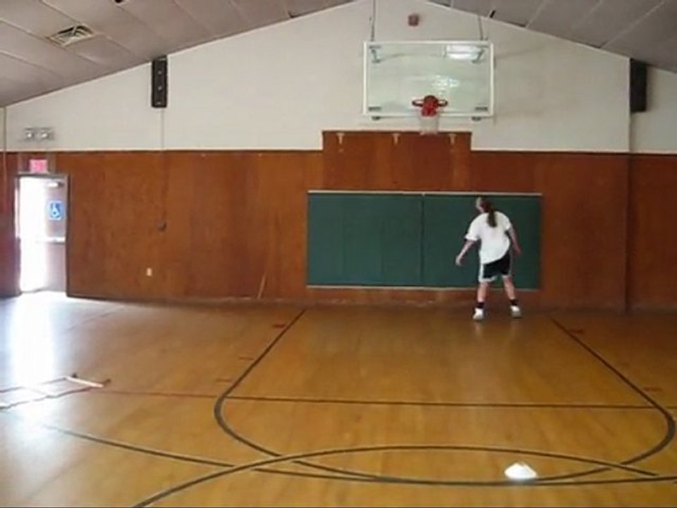 Agility Ladder Basketball Post Drill