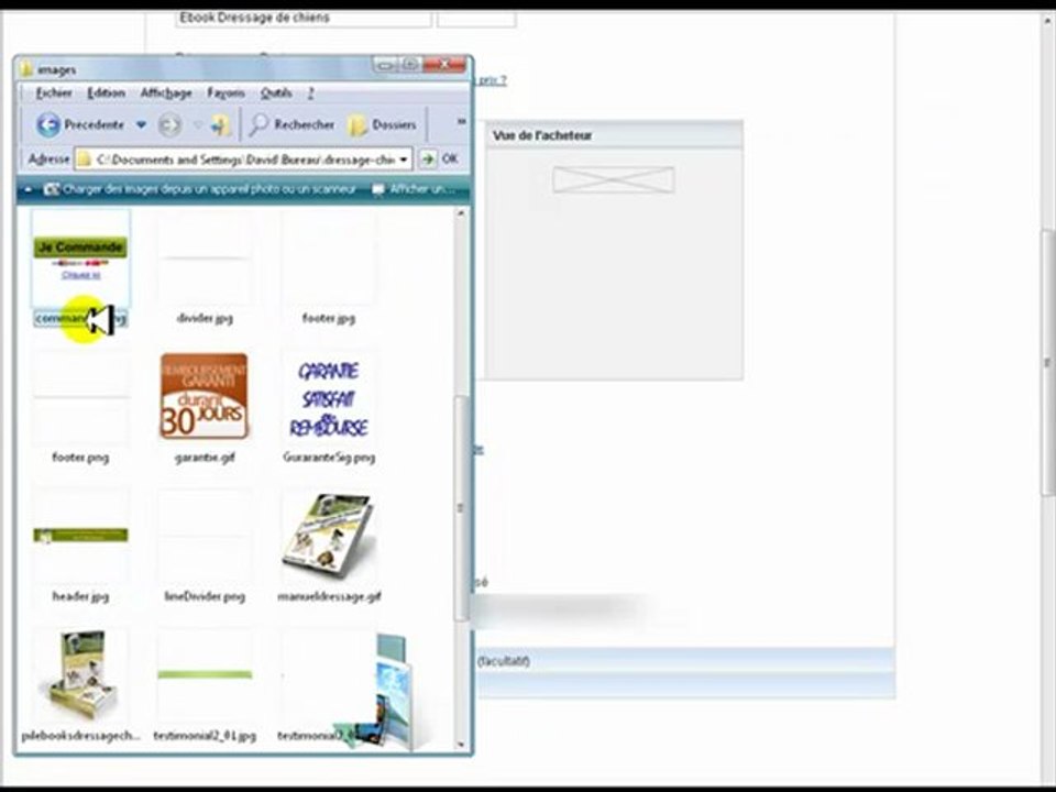 Code HTML - Personnalisation d'une page de vente