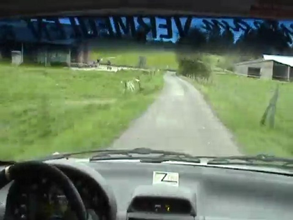 Onboard rallye de Wallonie Corsa Kit car (Kristof Vermeulen)