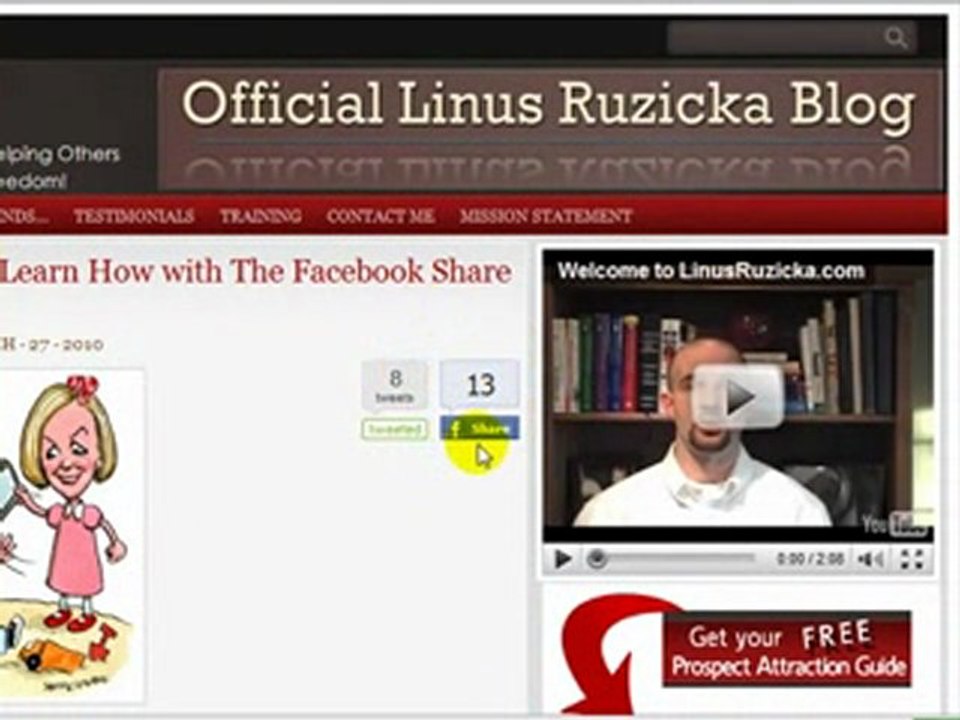 Generate MLM Leads, Learn How with The Facebook Share Button