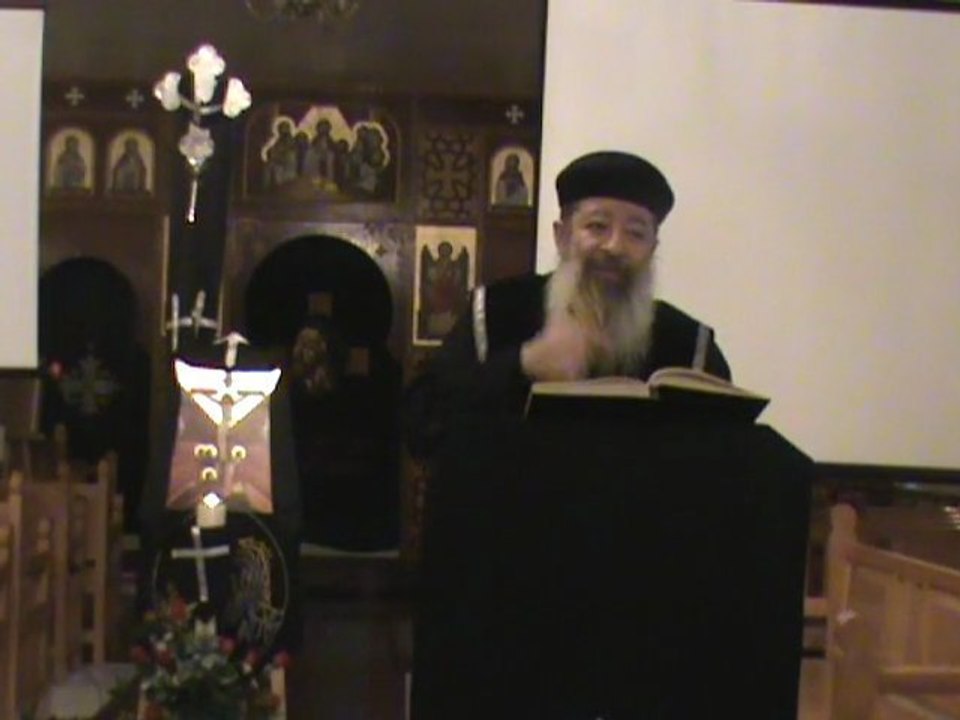 Sermon P.Moussa Wahib-Semaine Sainte 2010:Veille Mercredi St