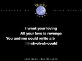 Lady Gaga - Bad Romance (Karaoke Instrumental)
