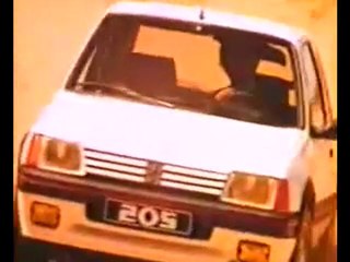 Publicité 205 GTi 1.6L