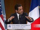 Discours devant les étudiants de l'universite de Columbia