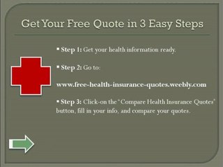Free Online Health Insurance Quotes