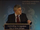 Brown pledges fair immigration system