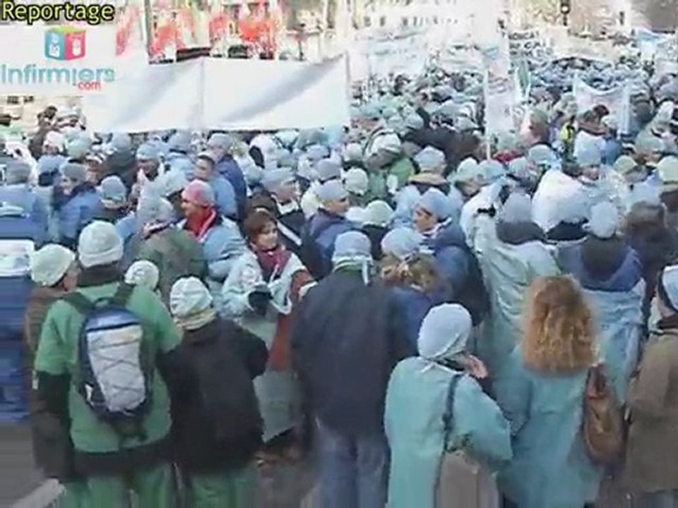 Manifestation des IADE, Paris, 11/03/2010 : une forte mobili