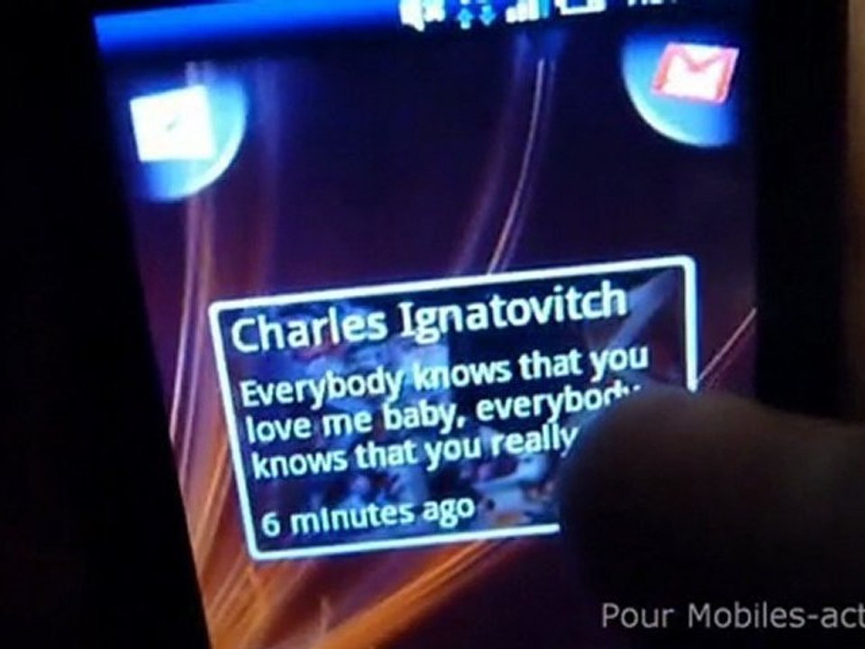 Demo Sony Ericsson Xperia X10 Mini Pro