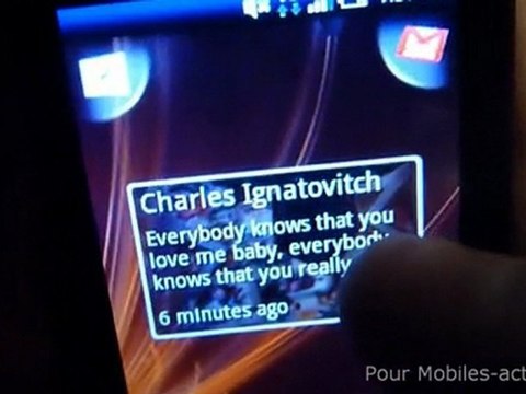 Demo Sony Ericsson Xperia X10 Mini Pro