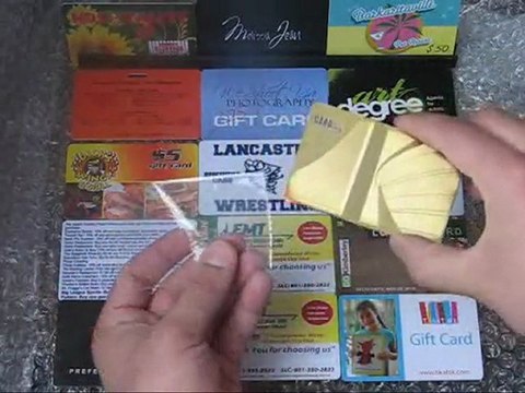 Plastic cards, Gold card for credit card use