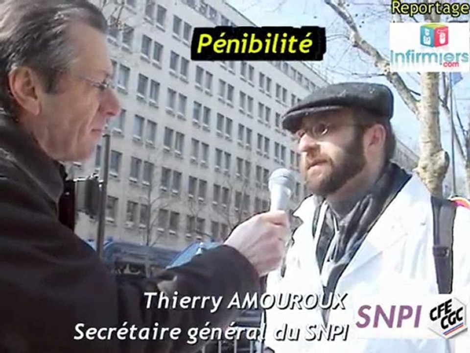 Manifestation infirmière 11/03/2010, le SNPI - CFE-CGC