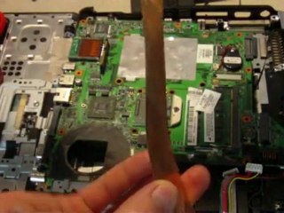 HP DV2000 Blank Screen Nvidia video problem. BGA reflow Fix!