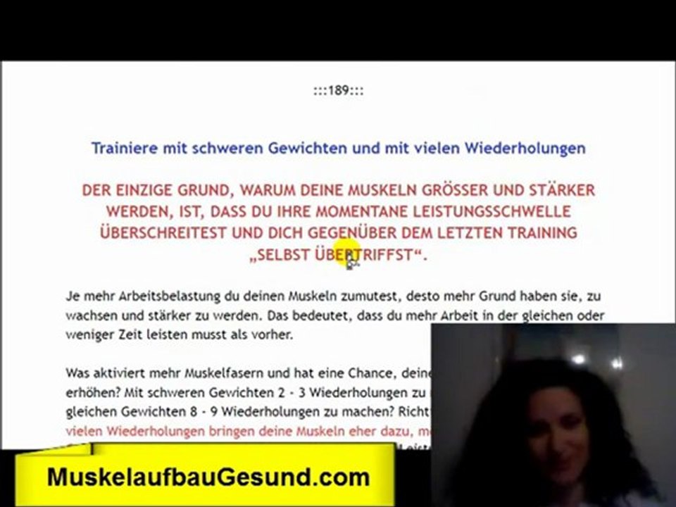 Trainingsplan Muskelaufbau zuhause