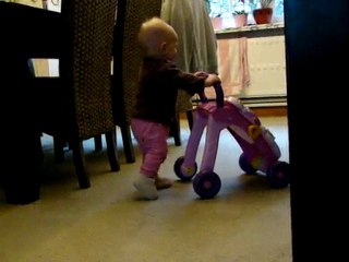 Freya's first steps:)