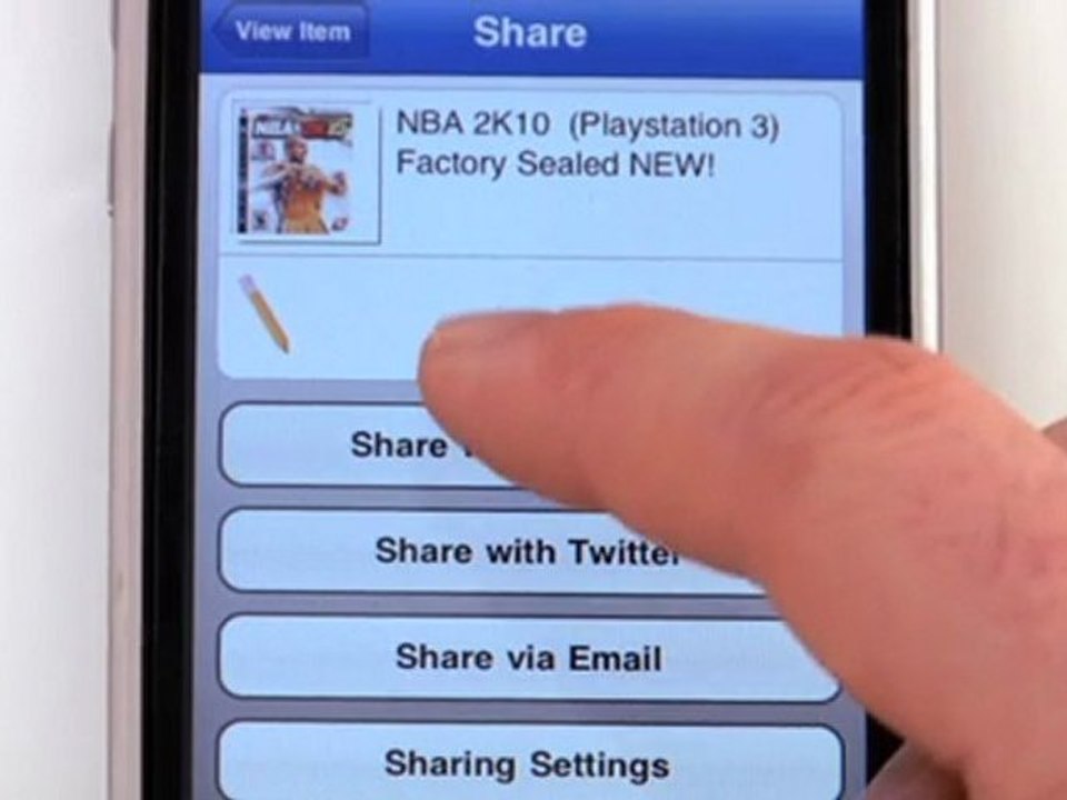 eBay Classified iPhone App
